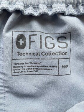 Light Blue Figs scrub bottom